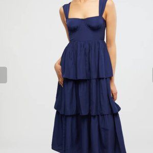 NWT WeWoreWhat Corset Maxi Dress